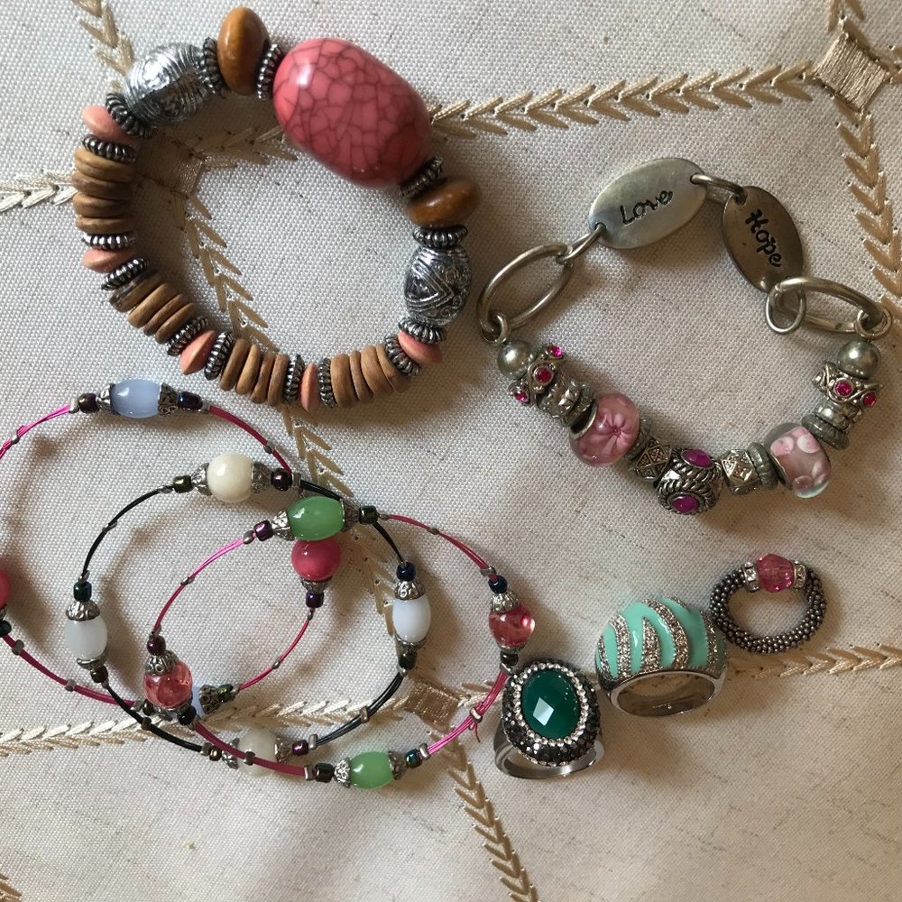 Costumer Jewlery in the Pink